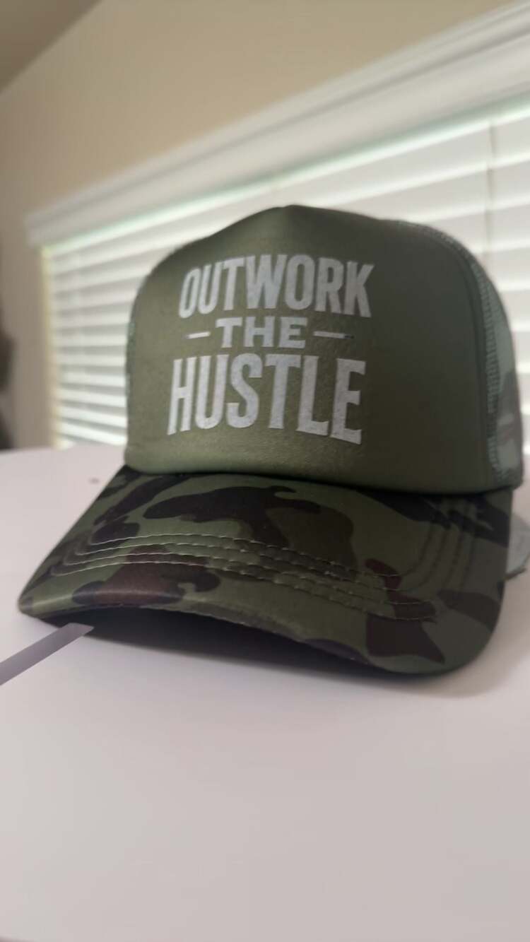 Outwork The Hustle Trucker